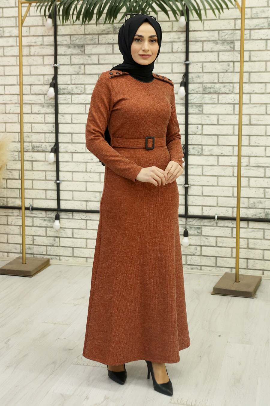 BRICK COLOR TUNIC BRICK COLOR TUNIC